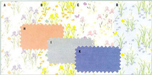 Dollhouse Miniature Wallpaper, Iris, Lilac